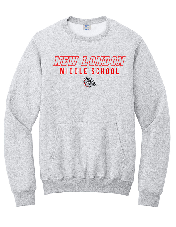 Ash NL Middle School Fleece Crewneck w/ Pocket