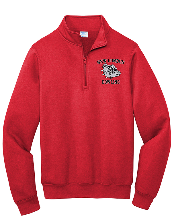 Red NL Bowling LC Fleece 1/4-Zip Pullover