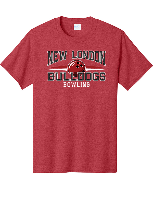 Heather Red NL Bowling Cotton Tee