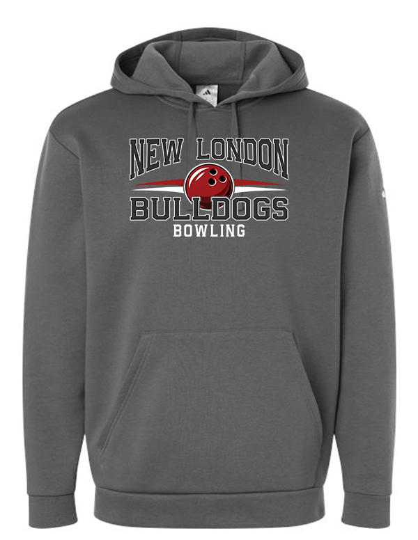 Team Grey Four Adidas Men's Fleece Hooded Sweatshirt