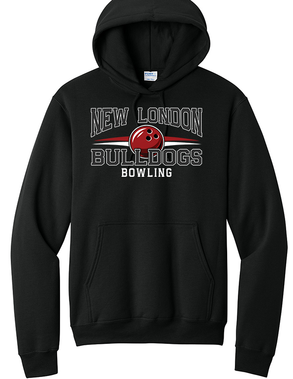 Jet Black NL Bowling Fleece Hoodie