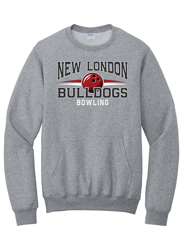 Athletic Heather NL Bowling Fleece Pocket Crew