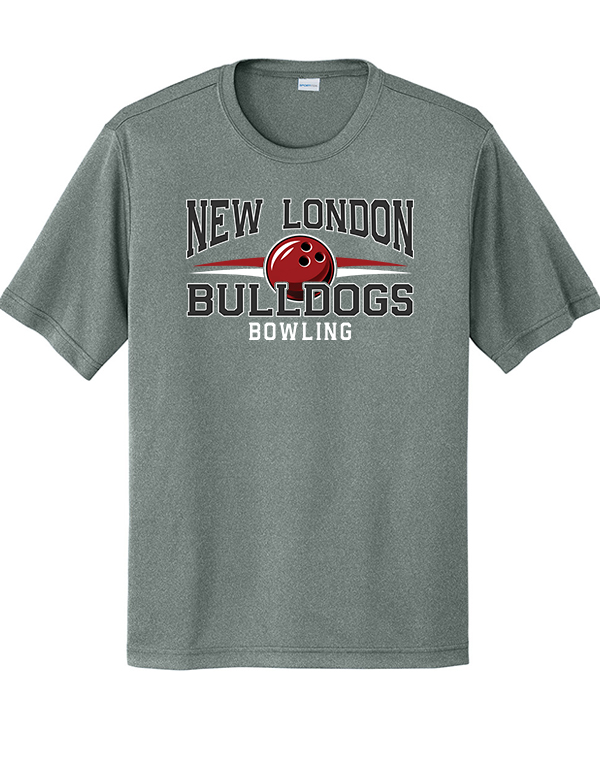 Grey Concrete Heather  NL Bowling Performance Tee