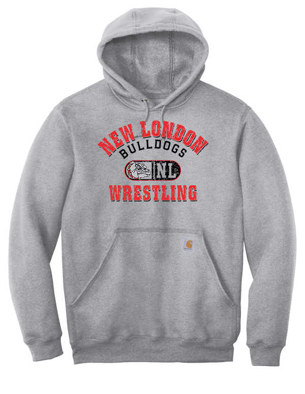 Heather Grey NLB Wrestling Carhartt ® Midweight Hooded Sweatshirt