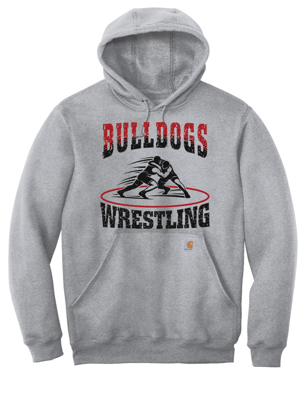 Heather Grey BD Wrestling Mat Carhartt ® Midweight Hooded Sweatshirt