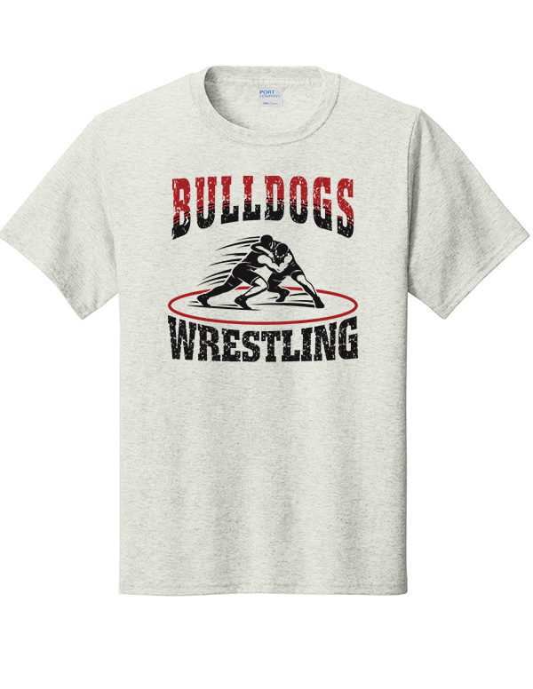 Oatmeal Heather BD Wrestling Mat Port & Co™ Core Cotton Tee