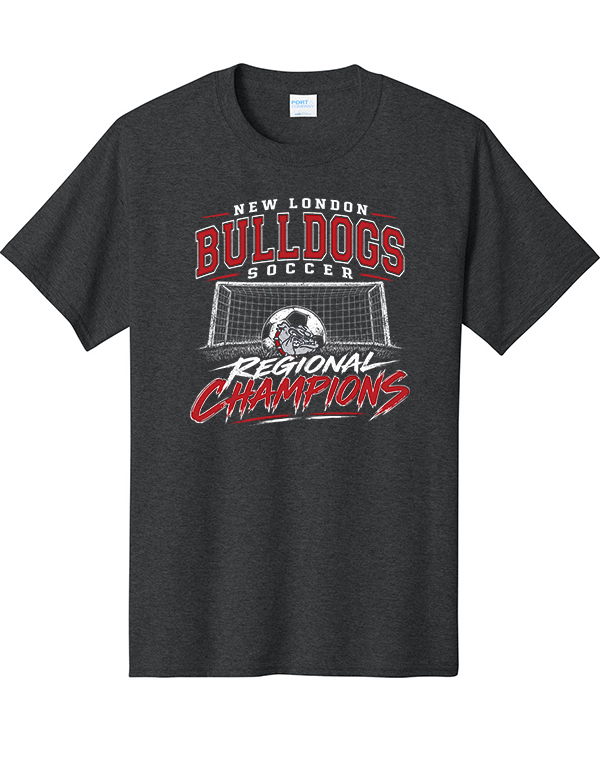 Black Heather NL Soccer Regional Champs Cotton Tee