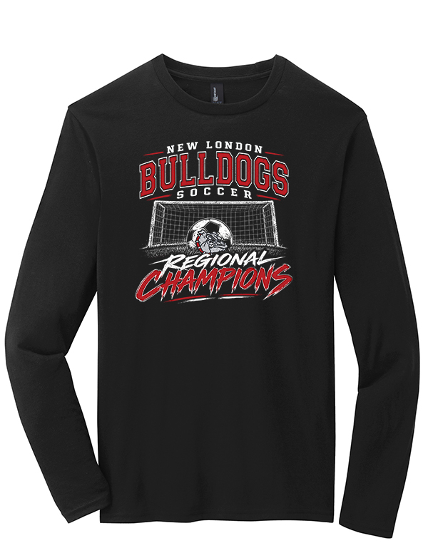 Black NL Soccer Regional Champs Soft Cotton Long Sleeve
